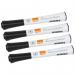 Nobo Glide Whiteboard Pens Fine Tip 4 Pack Black 1915392