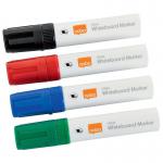 Nobo Glide Whiteboard Pens Large Chisel Tip 4 Pack Assorted 1915393