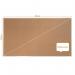 Nobo Impression Pro Widescreen Cork Notice Board 890x500mm  1915415