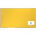 The photograph shows a vivid yellow Nobo Impression Pro Widescreen Felt Notice Board by ACCO Brands. The boards size is 1550x870mm, providing ample space for important messages and updates. The felt material gives it a soft texture and the wide format allows for easy organization. It features a professional design that is both practical and stylish. The bright yellow color makes it stand out, ensuring that important notices and announcements get noticed. This photo captures the high-quality and durable construction of the ACCO Brands Noticeboard, making it a reliable choice for any office or workspace.