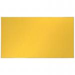 The photo features the sleek and high-quality ACCO Brands Noticeboards Nobo Impression Pro Widescreen Felt Notice Board. The board is a vibrant yellow color and measures 1880x1060mm, making it perfect for displaying important information and notices. The felt material provides a professional and sophisticated look, while the widescreen design allows for ample space to showcase various materials. This notice board is a functional and stylish addition to any workspace or office setting.