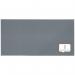 This image features a large, rectangular grey felt notice board, measuring 2400x1200mm, from ACCO Brands Noticeboards. The board is made of high-quality materials and has a smooth surface, making it perfect for displaying important information or creative ideas. The modern and sleek design of the board adds a professional touch to any workspace.