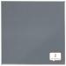 The photo captures a sleek and modern grey felt notice board measuring 1200x1200mm. The surface is soft and ideal for pinning up important reminders or creative inspiration. The board features the brand name Nobo Essence in bold letters, adding a touch of sophistication to any office or workspace. This practical yet stylish notice board is perfect for staying organized and displaying ideas in any professional setting.