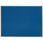 Nobo Value Felt Notice Board 1200x900mm Blue 1915484