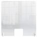 Nobo Clear Acrylic Protective Counter Partition Screen With Transaction Window 700x850mm 1915488