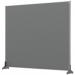 Nobo Impression Pro Desk Divider Screen Felt Surface 1200x1000mm Grey 1915501