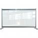 Nobo Premium Plus Clear PVC Protective Desk Divider Screen 1470x860mm 1915548