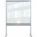 Nobo Premium Plus Clear PVC Free Standing Protective Screen Divider 1480x2060mm 1915551