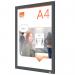 Nobo Impression Pro A4 Poster Frame with Graphite Grey Clip Frame 1915579