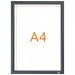 Nobo Impression Pro A4 Poster Frame with Graphite Grey Clip Frame 1915579