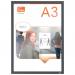 Nobo Impression Pro A3 Poster Frame with Graphite Grey Clip Frame 1915581