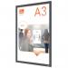 Nobo Impression Pro A3 Poster Frame with Graphite Grey Clip Frame 1915581