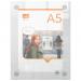 Nobo Premium Plus A5 Clear Acrylic Wall Mounted Poster Frame 1915592