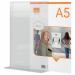 Nobo Premium Plus A5 Clear Acrylic Freestanding Poster Frame 1915595