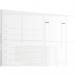 Nobo Glass Weekly Planner Whiteboard 430x560mm White 1915602