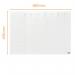 Nobo Glass Weekly Planner Whiteboard 430x560mm White 1915602