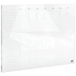 Nobo Glass Weekly Planner Whiteboard 430x560mm White 1915602