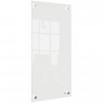 Nobo Small Glass Whiteboard Panel 300x600mm White 1915603