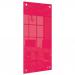 Nobo Small Glass Whiteboard Panel 300x600mm Red 1915605