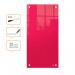 Nobo Small Glass Whiteboard Panel 300x600mm Red 1915605