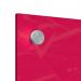 Nobo Small Glass Whiteboard Panel 300x600mm Red 1915605