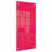Nobo Small Glass Whiteboard Panel 300x600mm Red