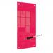 Nobo Small Glass Whiteboard Panel 300x600mm Red