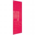 Nobo Small Glass Whiteboard Panel 300x900mm Red 1915606