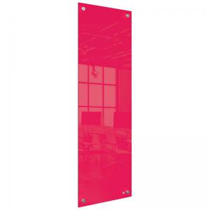 Photos - Dry Erase Board / Flipchart Nobo Small Glass Whiteboard Panel 300x900mm Red 1915606 