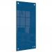 Nobo Small Glass Whiteboard Panel 300x600mm Blue 1915607