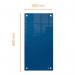 Nobo Small Glass Whiteboard Panel 300x600mm Blue 1915607