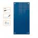 Nobo Small Glass Whiteboard Panel 300x600mm Blue 1915607