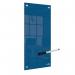 Nobo Small Glass Whiteboard Panel 300x600mm Blue 1915607