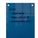 Nobo Small Glass Whiteboard Panel 300x600mm Blue