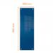 Nobo Small Glass Whiteboard Panel 300x900mm Blue