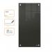 Nobo Small Glass Whiteboard Panel 300x600mm Black 1915609