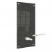 Nobo Small Glass Whiteboard Panel 300x600mm Black 1915609