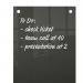 Nobo Small Glass Whiteboard Panel 300x600mm Black 1915609