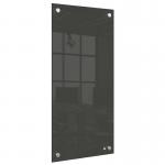 Nobo Small Glass Whiteboard Panel 300x600mm Black 1915609