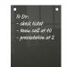 Nobo Small Glass Whiteboard Panel 300x600mm Black