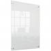 The photo shows a sleek and modern whiteboard from ACCO Brands Nobo collection. Made of transparent acrylic material, this mini whiteboard is perfect for any wall mounted installation. Measuring 600x450mm, it offers ample writing space without taking up too much room. The surface is smooth and clean, ready for dry erase markers and easy to wipe off afterwards. Overall, this whiteboard is an attractive and functional addition to any space.