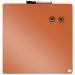 Nobo Mini Magnetic Whiteboard Coloured Tile 360mmx360mm Orange 1915622