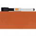 Nobo Mini Magnetic Whiteboard Coloured Tile 360mmx360mm Orange 1915622