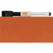 Nobo Mini Magnetic Whiteboard Coloured Tile 360mmx360mm Orange