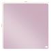 Nobo Mini Magnetic Whiteboard Coloured Tile 360mmx360mm Rose 1915623