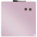Nobo Mini Magnetic Whiteboard Coloured Tile 360mmx360mm Rose