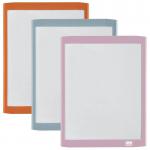 Nobo Mini Magnetic Whiteboard with Coloured Frame 216x280mm Assorted - Outer carton of 6 1915625