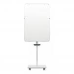 Nobo Move & Meet Mobile Magnetic Flipchart Easel 680 x 1040mm 1915644