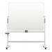 Nobo Move & Meet Revolving Mobile Whiteboard 1500x1200mm Grey 1915645