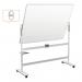 Nobo Move & Meet Revolving Mobile Whiteboard 1500x1200mm Grey 1915645